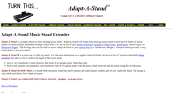 Desktop Screenshot of adapt-a-stand.com